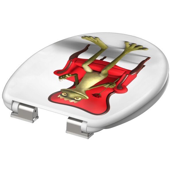 SCH&Uuml;TTE Si&egrave;ge de toilette avec fermeture en douceur FROG KING