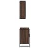 vidaXL Ensemble de meubles de salle de bain 2 pcs Chêne marron