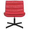 vidaXL Chaise pivotante Rouge 63 x 75 x 76 cm PU