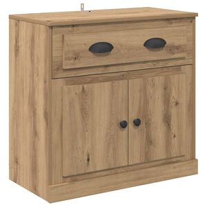 vidaXL Haut Armoire avec tiroir Ch&ecirc;ne artisanal 70 x 35,5 x 67,5 cm