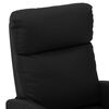 vidaXL Fauteuil de massage Noir Similicuir