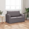 vidaXL Canap&eacute;-Lit 110cm Gris Simili cuir