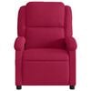 vidaXL Fauteuil de massage inclinable rouge bordeaux velours