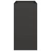 vidaXL Jardini&egrave;re noir 40x80x80 cm acier