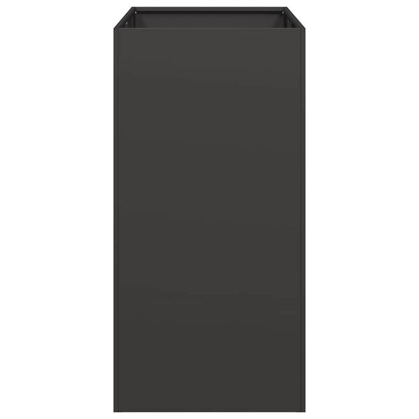 vidaXL Jardini&egrave;re noir 40x80x80 cm acier
