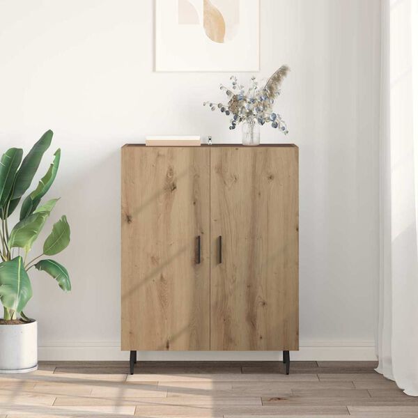 vidaXL Buffet Ch&ecirc;ne artisanal 69,5 x 34 x 90 cm Bois d'ing&eacute;nierie