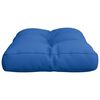 vidaXL Coussin de palette bleu royal 50x40x12 cm tissu