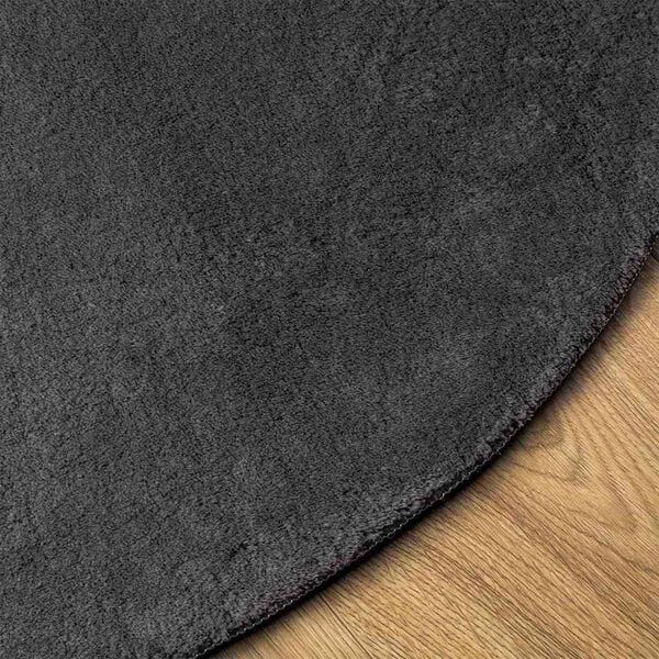 vidaXL Tapis de surface HUARTE Anthracite 120 x 170 cm Polyester