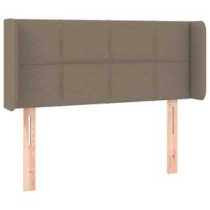 vidaXL T&ecirc;te de lit avec oreilles Taupe 83x16x78/88 cm Tissu