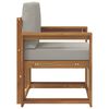 vidaXL Canap&eacute; d&rsquo;ext&eacute;rieur Bois d'acacia massif et polyester