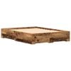 vidaXL Cadre de lit Bois Ancien 140 x 200 cm Bois d'ing&eacute;nierie