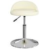 vidaXL Tabouret de bar Cr&egrave;me Similicuir