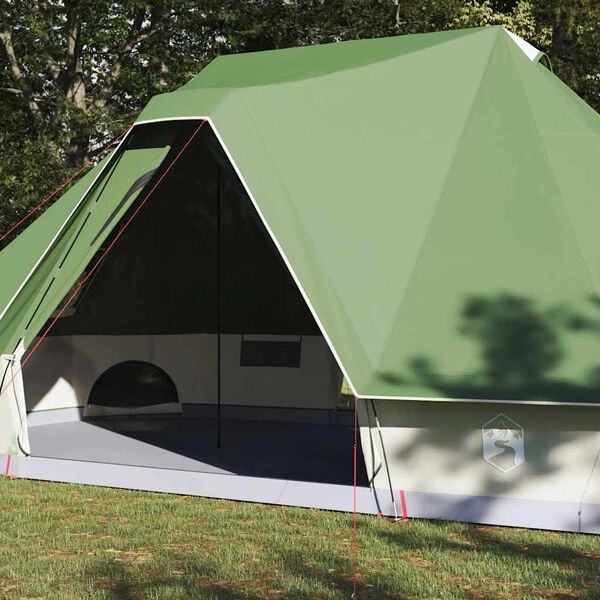 vidaXL Tente Tipi familiale avec toit Vert 680 x 430 x 270 cm