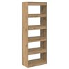 vidaXL Biblioth&egrave;que 5 niveaux 60 x 30 x 166 cm Bois d'ing&eacute;nierie