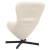vidaXL Fauteuil &oelig;uf Cr&egrave;me 63 x 73 x 90 cm tissu