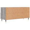vidaXL Meuble TV sonoma gris 102x36x50 cm bois d'ing&eacute;nierie
