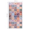 vidaXL Tapis de couloir Mosa&iuml;que 80x150 cm