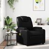 vidaXL Fauteuil de massage inclinable noir similicuir