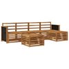 vidaXL Ensemble de canap&eacute;s d'ext&eacute;rieur 6 pcs Naturel