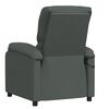 vidaXL Fauteuil de massage inclinable Gris fonc&eacute; Tissu