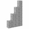 vidaXL Lits sur&eacute;lev&eacute;s en gabion 4 pcs 30x30x50/100/150/200 cm Fer