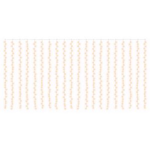 vidaXL Rideau lumineux 600 LED Blanc chaud 600 x 300 cm