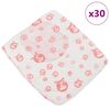 vidaXL Couche jetable pour chienne 30 pcs Blanc S