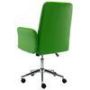vidaXL Chaise de bureau Similicuir Vert
