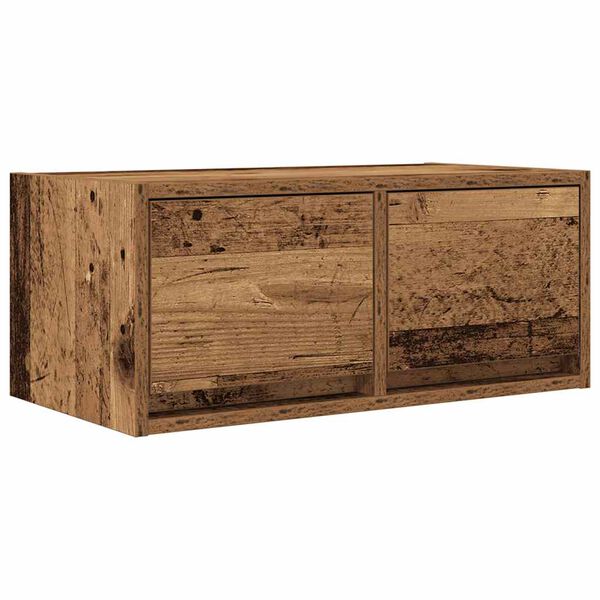 vidaXL Meuble TV vieux bois 60x31x25,5 cm bois d'ing&eacute;nierie