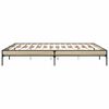 vidaXL Cadre de lit sans matelas ch&ecirc;ne sonoma 200x200 cm
