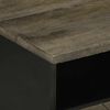 vidaXL Table basse noir 80x54x40 cm bois massif de manguier