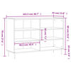 vidaXL Buffet sonoma gris 103,5x35x70 cm bois d'ing&eacute;nierie
