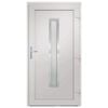 vidaXL Porte d'entr&eacute;e Blanc 98x208 cm PVC