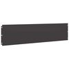 vidaXL Bordures de pelouse 20 pcs noir 25x103 cm acier lamin&eacute; &agrave; froid