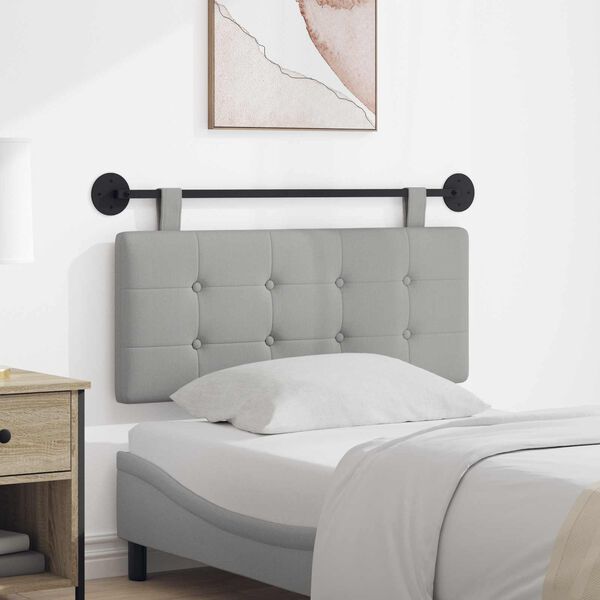 vidaXL T&ecirc;te de lit suspendue Montage mural tissu