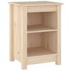 vidaXL Table de chevet 40x35x55 cm Bois de pin solide