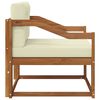 vidaXL Sofa de milieu ext&eacute;rieur Bois d'Acacia Massif Naturel