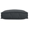 vidaXL Coussin 2 pcs Noir 40 x 40 x 8 cm Tissu Oxford