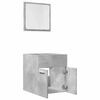 vidaXL Ensemble de meubles de salle de bain 2 pcs gris b&eacute;ton