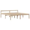 vidaXL Lit pour personne &acirc;g&eacute;e et t&ecirc;te de lit 200x200cm bois pin massif