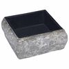vidaXL Lavabo Noir 30x30x13 cm Marbre