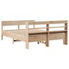 vidaXL Cadre de lit sans matelas 140x190 cm bois de pin massif