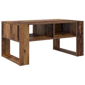 vidaXL Table basse Bois ancien 92 x 53 x 45 cm Bois d'ing&eacute;nierie