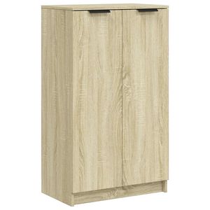 vidaXL Armoire &agrave; chaussures Ch&ecirc;ne sonoma 59x35x100,5cm Bois d'ing&eacute;nierie