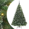 vidaXL Sapin de No&euml;l artificiel avec 300 LED Vert 180 cm PE et PVC