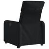 vidaXL Fauteuil inclinable &eacute;lectrique Noir Similicuir