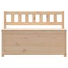vidaXL Banc 110x41x76,5 cm Bois de pin massif