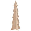 vidaXL Arbre de No&euml;l en bois pour d&eacute;coration 112 cm bois massif de pin