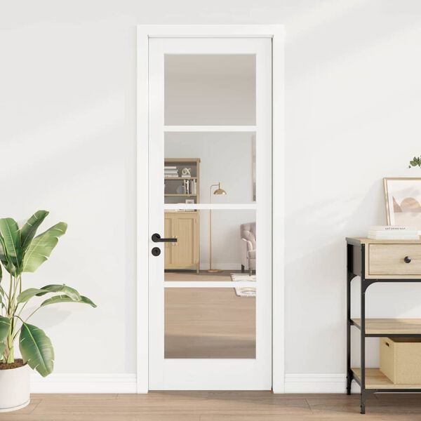 vidaXL Porte int&eacute;rieure ORKDAL Blanc appr&ecirc;t&eacute; 73,5 x 211 cm