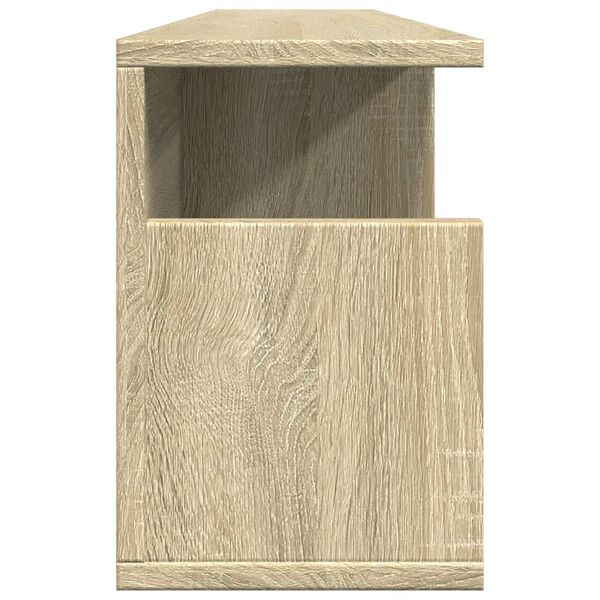 Étagère Murale Avec 2 Tiroirs Chêne Sonoma - Meuble De Rangement Flottant 100x36x19 Cm - VidaXL